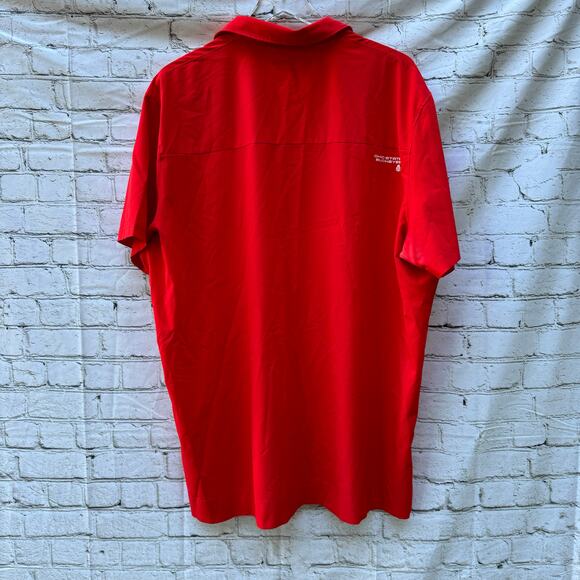 Nike Ohio State Polo On-Field Buckeyes XXL Red Sideline Polo Breathable Football - Picture 2 of 10